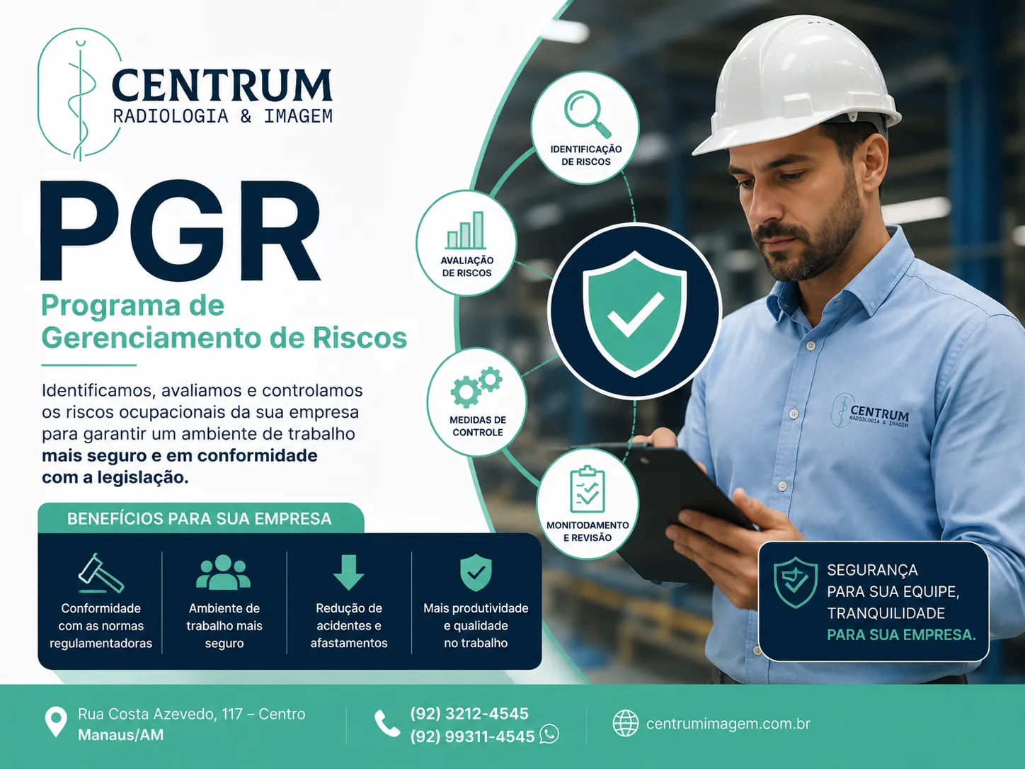 PGR em Manaus com programa de gerenciamento de riscos ocupacionais e segurança do trabalho